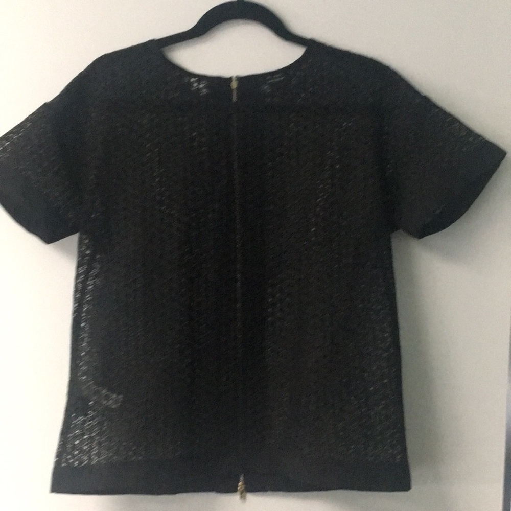 Ann Taylor - Sheer Lace Top